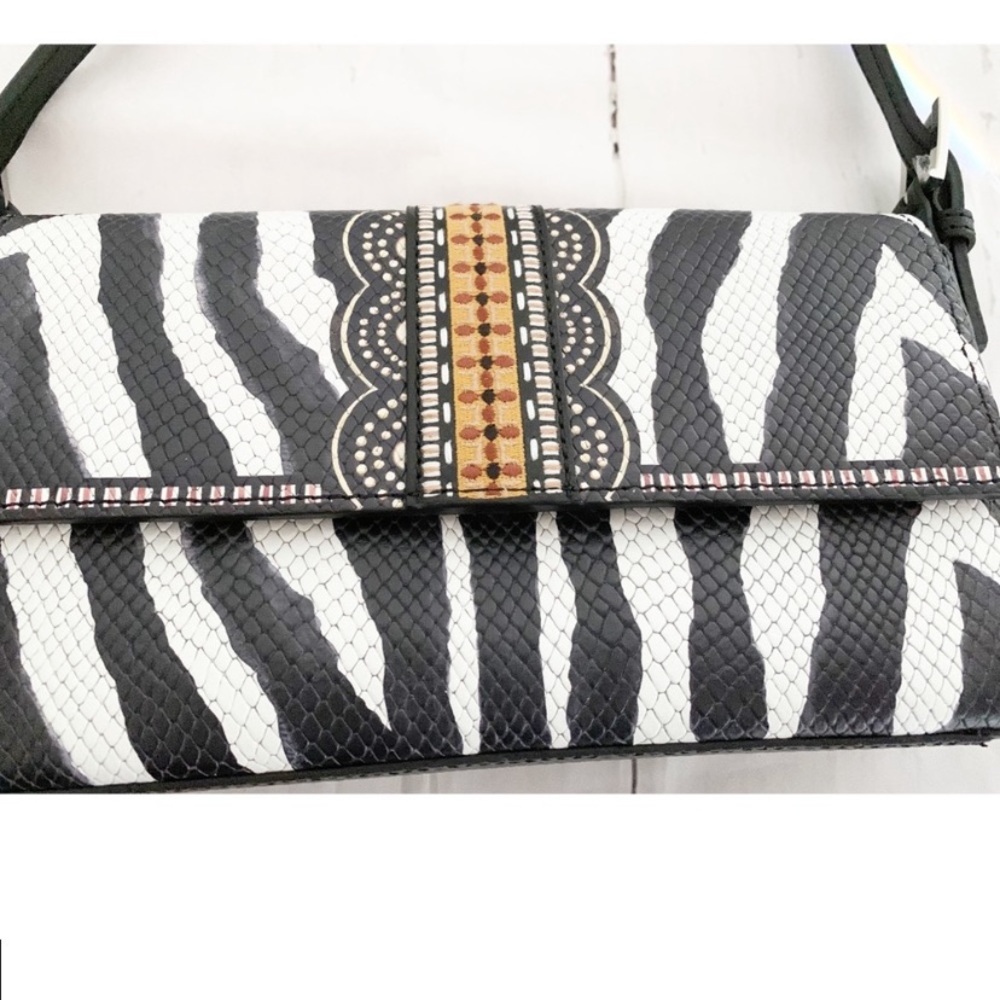 Brighton Baguette Python Handbag - Picture 14 of 14